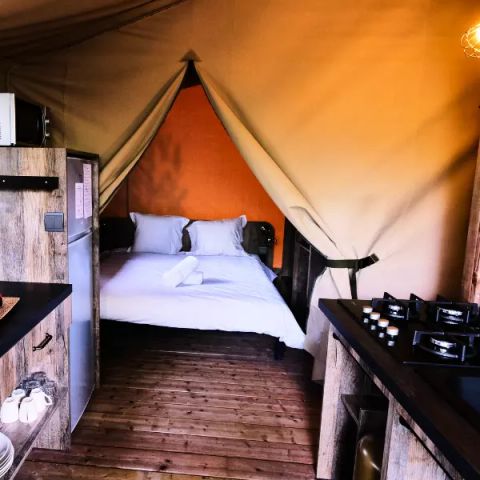 Safarizelt 5 Personen - Lodge Premium 3 Zimmer 5 Personen Klimatisiert