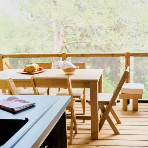 Safarizelt 5 Personen - Lodge Premium 3 Zimmer 5 Personen Klimatisiert