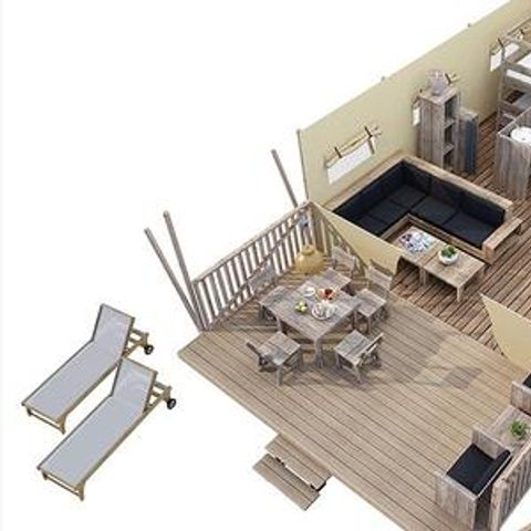 Safarizelt 5 personen - Bintulu