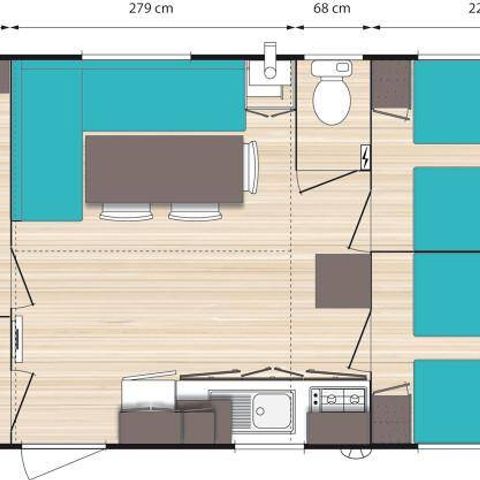 Mobilheim 8 Personen - O'HARA 784