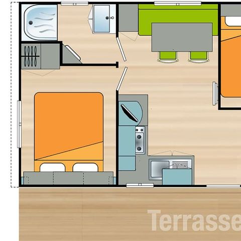 Mobilheim 4 Personen - ECO