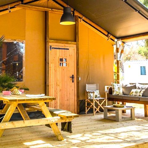 Safarizelt 4 Personen - Glamping Mar 4 pers