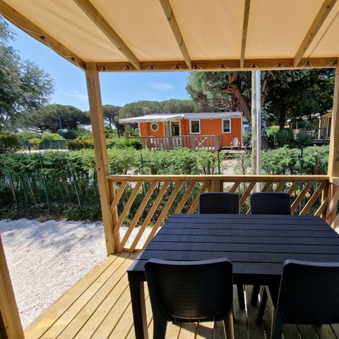 Mobilheim 4 personen - Théoule: 2 Schlafzimmer mit Klimaanlage
