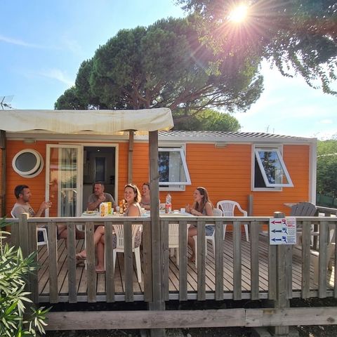 Mobilheim 6 personen - Tanneron, 3 Schlafzimmer, mit Klimaanlage