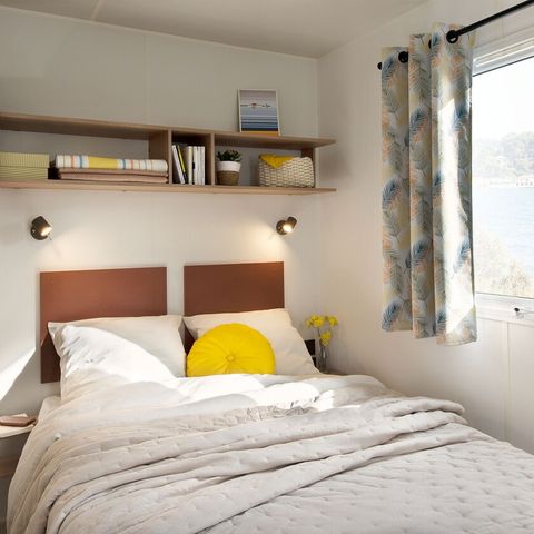 Mobilheim 6 Personen - Comfort | 3 Zi. | 6 Pers. | Erhöhte Terrasse | Clim.