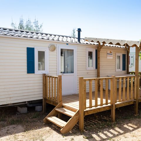 Mobilheim 6 Personen - Classic XL | 3 Zi. | 6 Pers. | Erhöhte Terrasse | Klima.