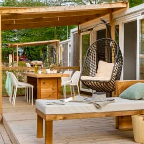 Mobilheim 4 Personen - Cottage Cheverny 4p 2ch 2SdB Premium
