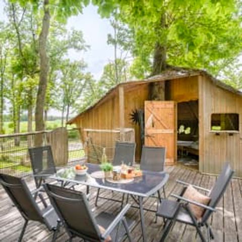AUßERGEWÖHNLICHE UNTERKUNFT 5 Personen - Baumhaus