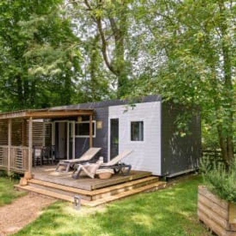 Mobilheim 5 Personen - Cottage Newton 5p 2ch 2SdB Clim Premium