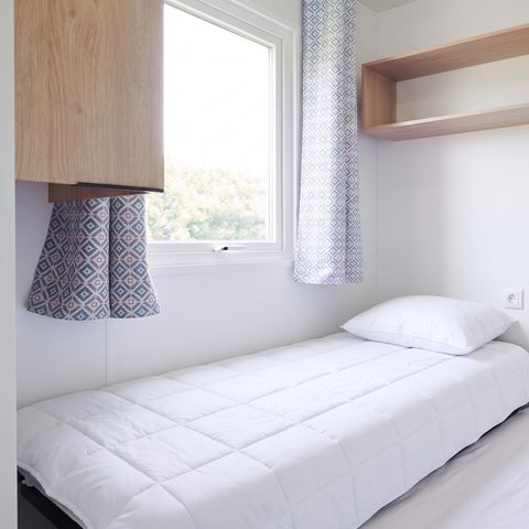 Mobilheim 6 Personen - KOMFORT - 3 Schlafzimmer - Fernseher - KLIMAANLAGE - LV