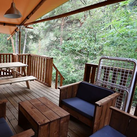 Safarizelt 5 Personen - Glamping-Zelt 2 -