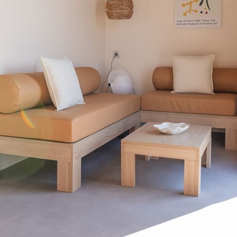 Mobilheim 4 Personen - NEW - Mobilheim Ciela Prestige - 2 Schlafzimmer, davon 1 Elternsuite - Bettwäsche, Handtücher und Grill i