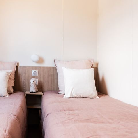 Mobilheim 6 Personen - NEW - Mobilheim Ciela Prestige - 3 Schlafzimmer, davon 1 Elternsuite -Bettwäsche, Handtücher und Grill
