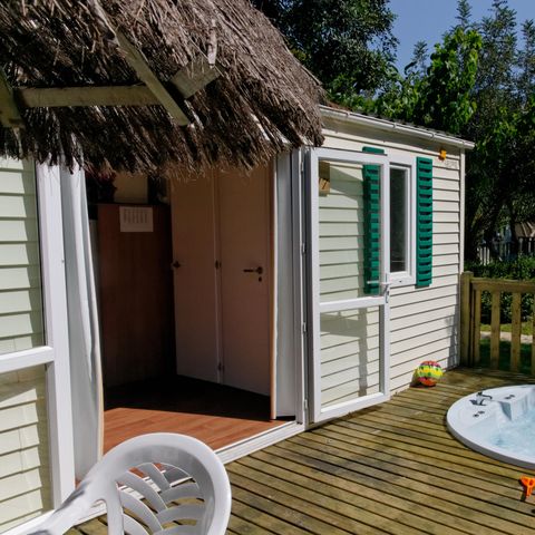 Mobilheim 6 Personen - Hütte Wellness