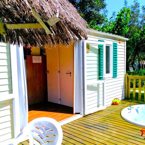 Mobilheim 6 personen - Hütte Wellness