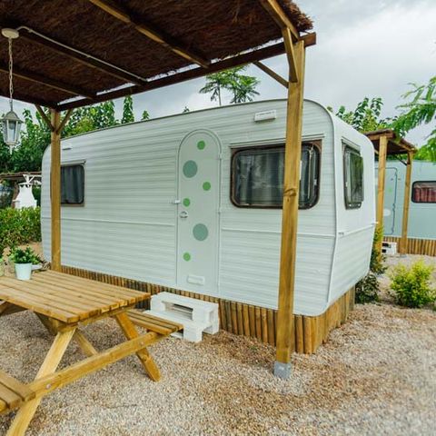 Wohnwagen 2 Personen - Verde Hielo, ohne Sanitäranlagen
