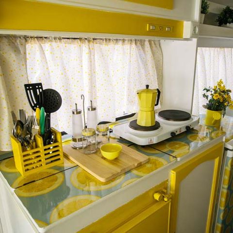 Wohnwagen 5 Personen - Amarillo Limon ohne Sanitäranlagen