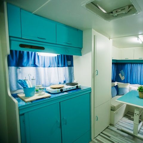 Wohnwagen 5 Personen - Azul Denim, ohne Sanitäranlagen