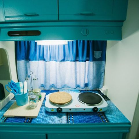 Wohnwagen 5 Personen - Azul Denim, ohne Sanitäranlagen