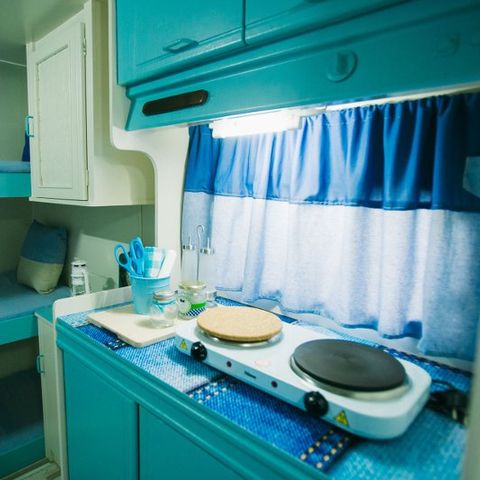 Wohnwagen 5 Personen - Azul Denim, ohne Sanitäranlagen