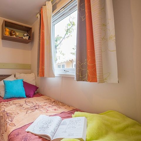 Mobilheim 6 personen - Classic | 3 Schlafz. | 6 Pers. | Einfache Terrasse