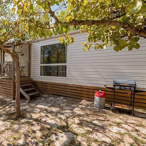 Mobilheim 4 Personen - Classic | 2 Schlafz. | 4 Pers. | Einzelne Terrasse | Klimaanlage