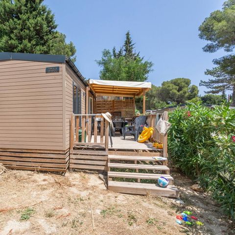Mobilheim 6 Personen - Mobilheim | Comfort | 3 Zi. | 6 Pers. | Erhöhte Terrasse | Clim.