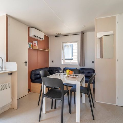 Mobilheim 6 Personen - Mobilheim | Comfort | 3 Zi. | 6 Pers. | Erhöhte Terrasse | Clim.