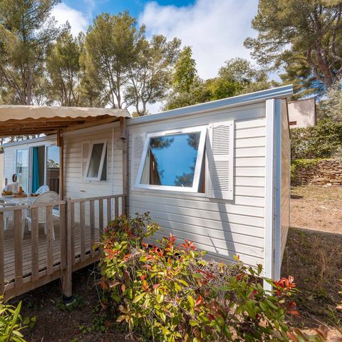 Mobilheim 6 Personen - Mobilheim | Premium | 3 Zi. | 6 Pers. | Erhöhte Terrasse | Klima.
