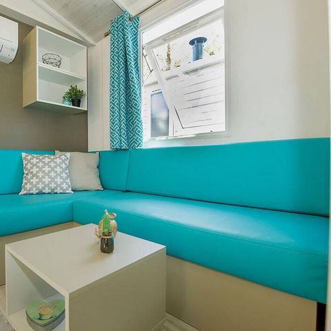 Mobilheim 6 Personen - Mobilheim | Premium | 3 Zi. | 6 Pers. | Erhöhte Terrasse | Klima.