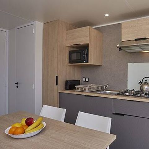 Chalet 6 Personen - Comfort | 3 Schlafz. | 4/6 Pers. | Klimaanlage