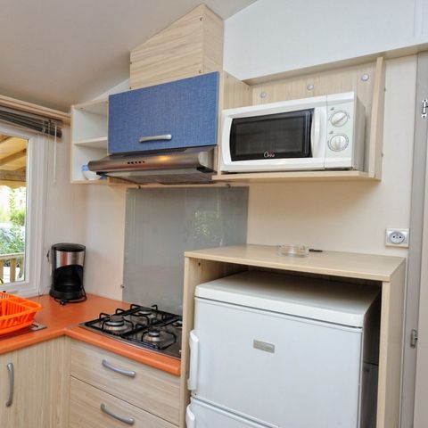 Mobilheim 4 personen - Classic | 2 Zi. | 4 Pers. | Erhöhte Terrasse | Klim.