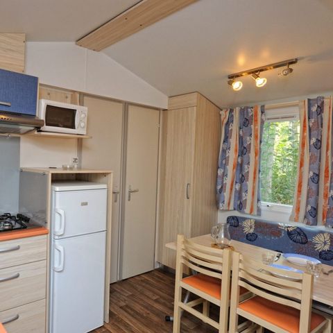 Mobilheim 4 personen - Classic | 2 Zi. | 4 Pers. | Erhöhte Terrasse | Klim.