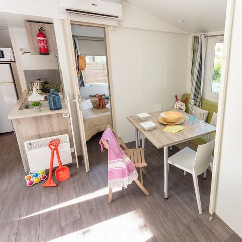 Mobilheim 6 personen - Comfort | 3 Zi. | 6 Pers. | Erhöhte Terrasse | Clim.