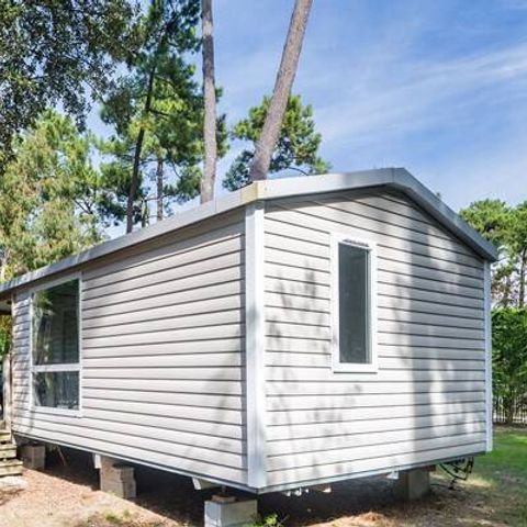 Mobilheim 4 Personen - Comfort | 2 Zi. | 4 Pers. | Einfache Terrasse | Clim.
