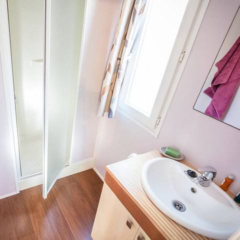 Mobilheim 6 Personen - Classic | 2 Zi. | 4/6 Pers. | Hochterrasse | Klim.
