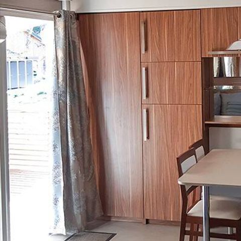 Mobilheim 6 Personen - Mobilheim | Premium | 3 Zi. | 6 Pers. | Erhöhte Terrasse | 2 Bäder | Klim.