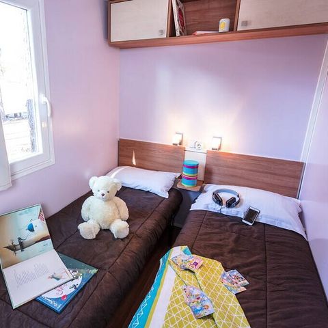 Mobilheim 6 Personen - Mobilheim | Classic | 2 Zi. | 4/6 Pers. | Erhöhte Terrasse | Klim.