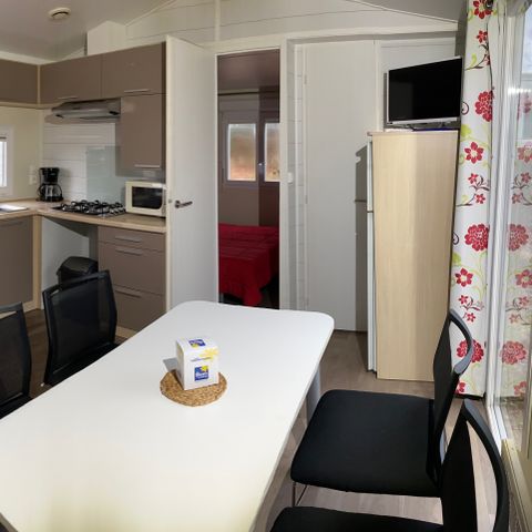 Mobilheim 6 Personen - CONFORT 36m² - 3 Schlafzimmer - überdachte Terrasse