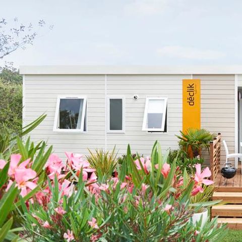Mobilheim 6 personen - DECLICK mit halbüberdachter Terrasse