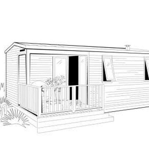Mobilheim 4 Personen - JUNGLE 2 Zimmer