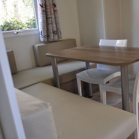 Mobilheim 6 personen - DECLICK mit halbüberdachter Terrasse