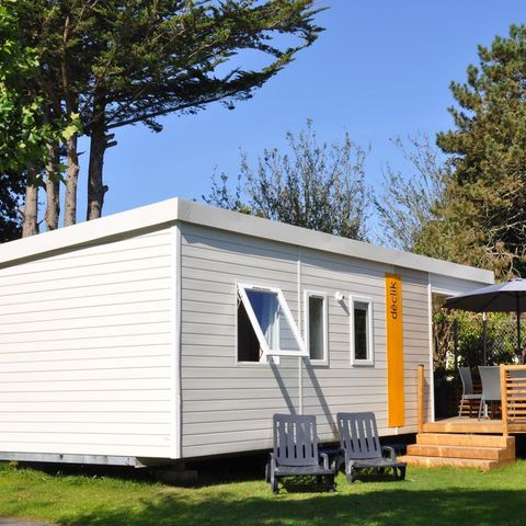 Mobilheim 6 personen - DECLICK mit halbüberdachter Terrasse