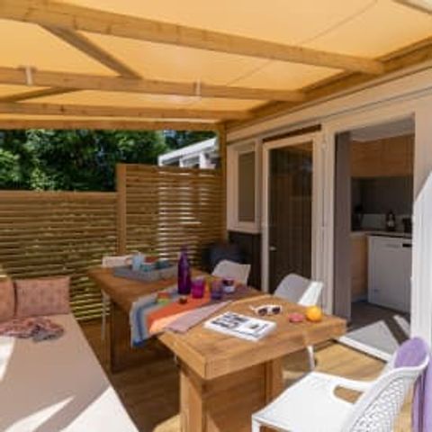 Mobilheim 6 Personen - Cottage Naiade 6p 3ch 2Sdb Premium