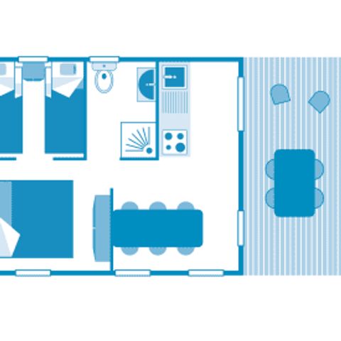 Safarizelt 6 Personen - Lodge 6p 2ch ****