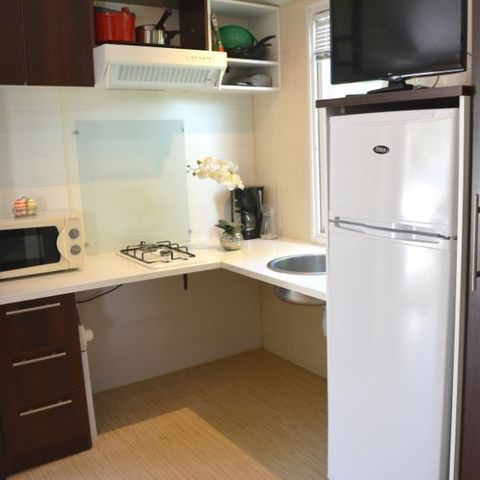 Mobilheim 6 Personen - Mobilheim Evasion PMR 6 Personen 2 Zimmer 28m²