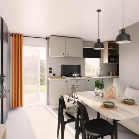 Mobilheim 7 Personen - Mobilheim Evasion+ 7 Personen 2 Zimmer 28m²