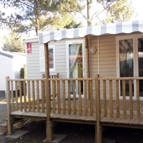 Mobilheim 5 Personen - 2 Zimmer 4 Erwachsene + 1 Kind