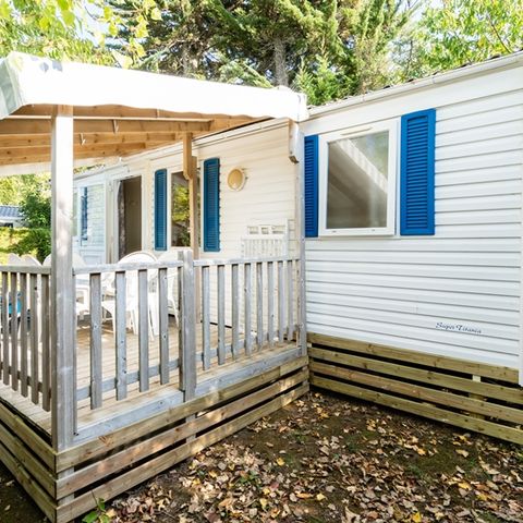 Mobilheim 5 Personen - AZUR - 2 Schlafzimmer mit TV