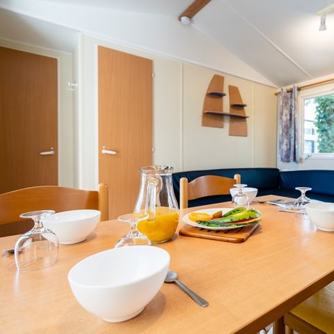 Mobilheim 5 Personen - AZUR - 2 Schlafzimmer mit TV